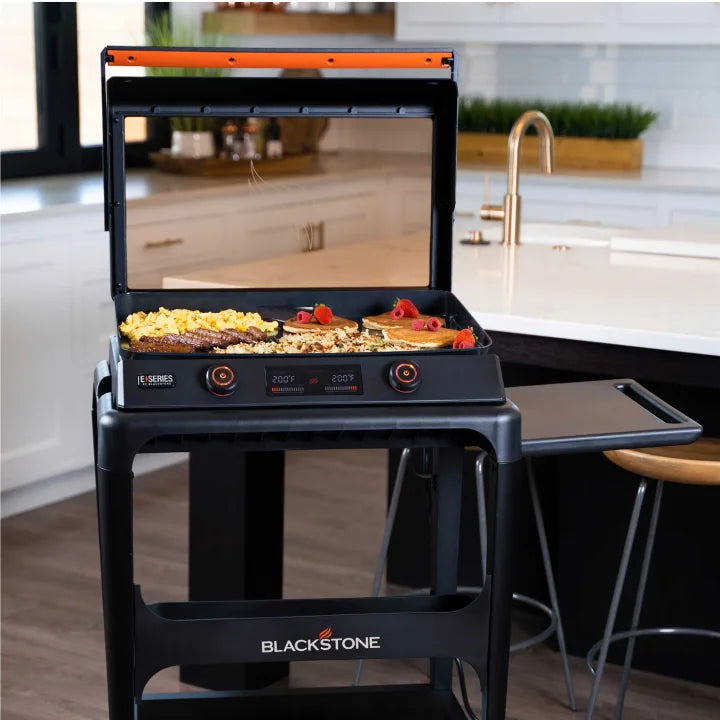 Portable Electric Griddle with Storage Cart – 22-Inch