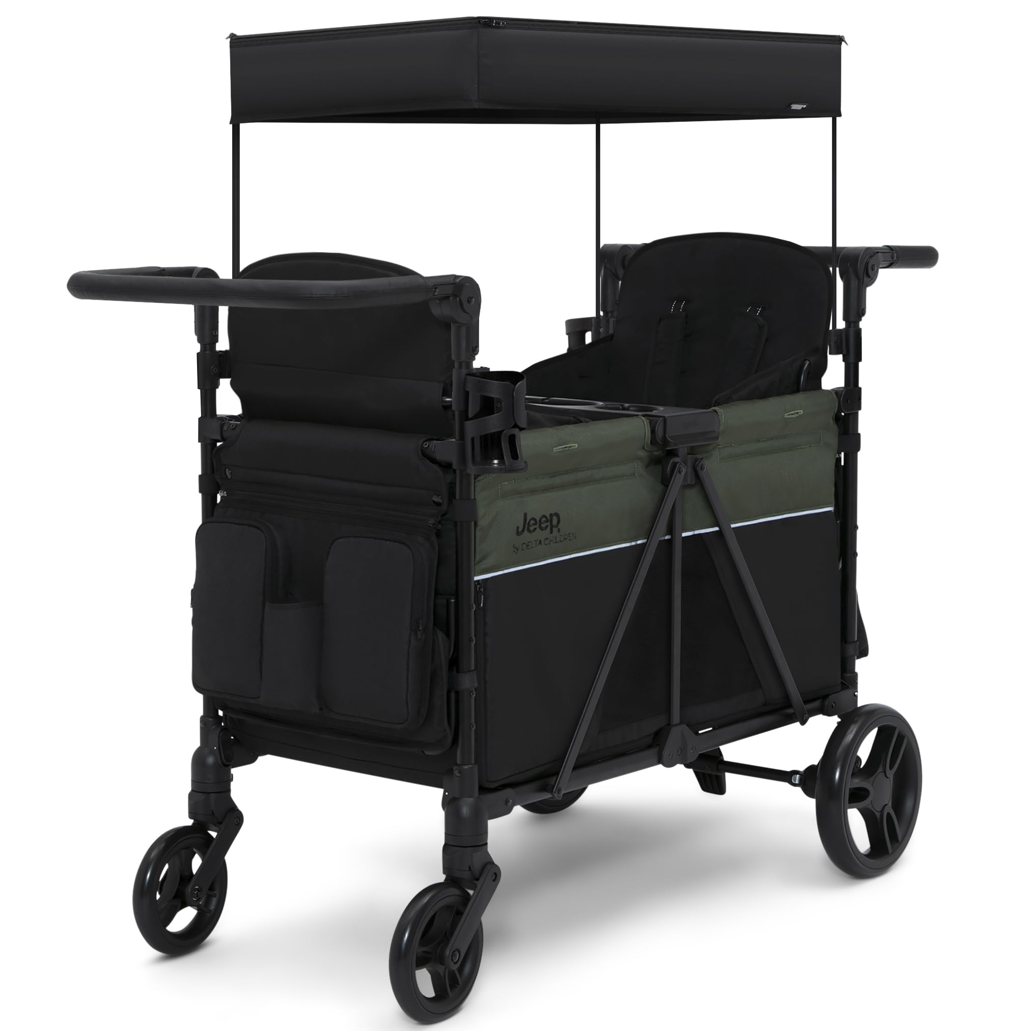 Two-seater baby carriage