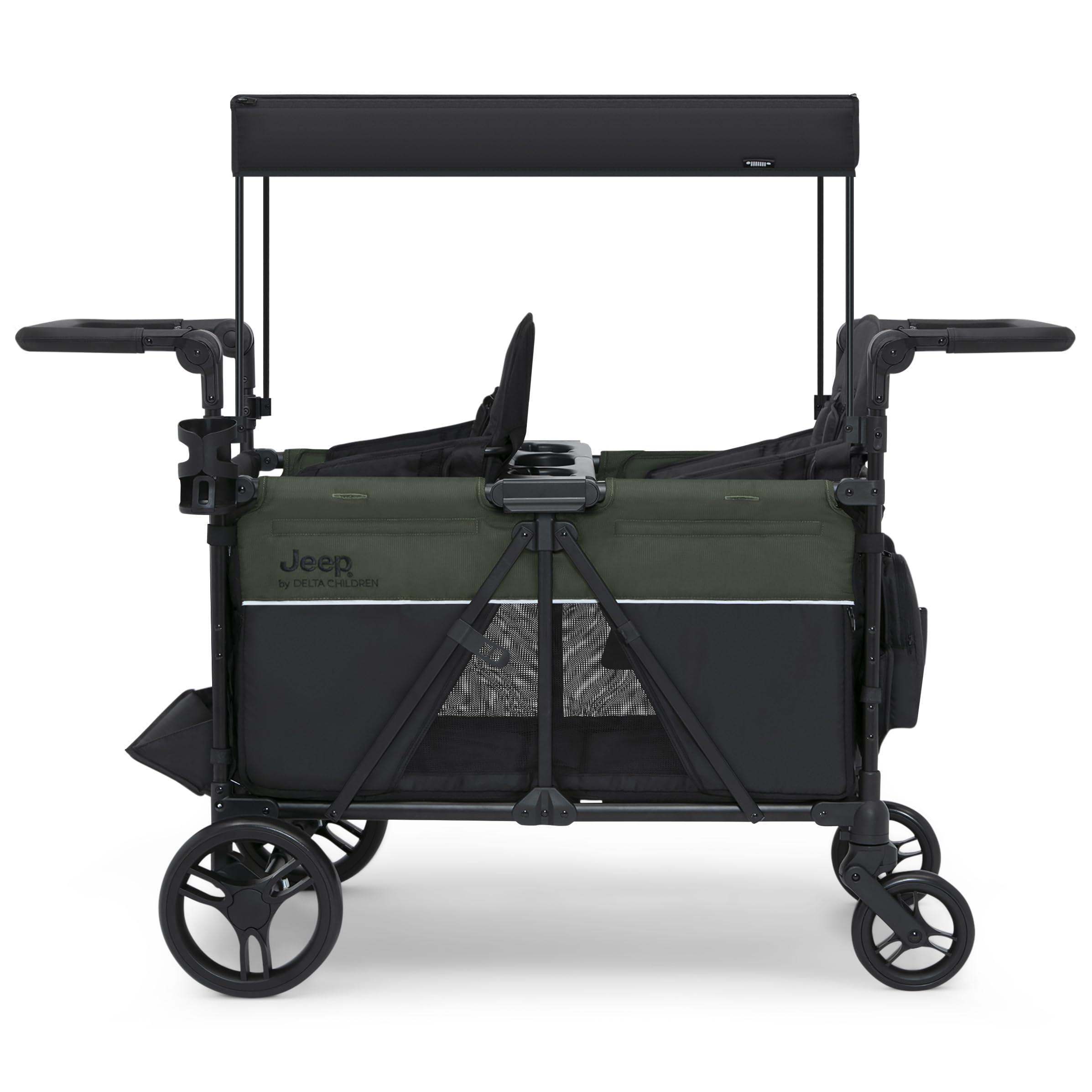 Two-seater baby carriage