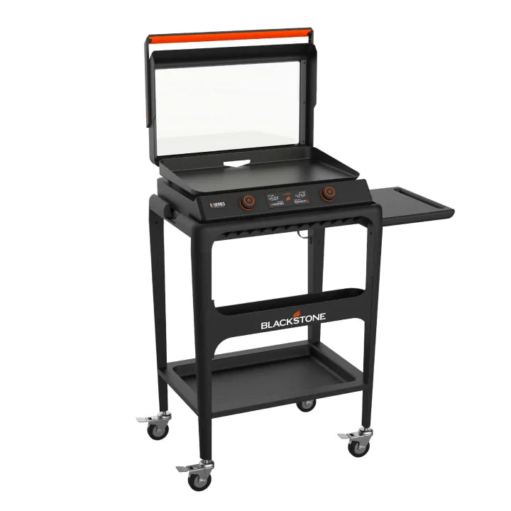 Portable Electric Griddle with Storage Cart – 22-Inch